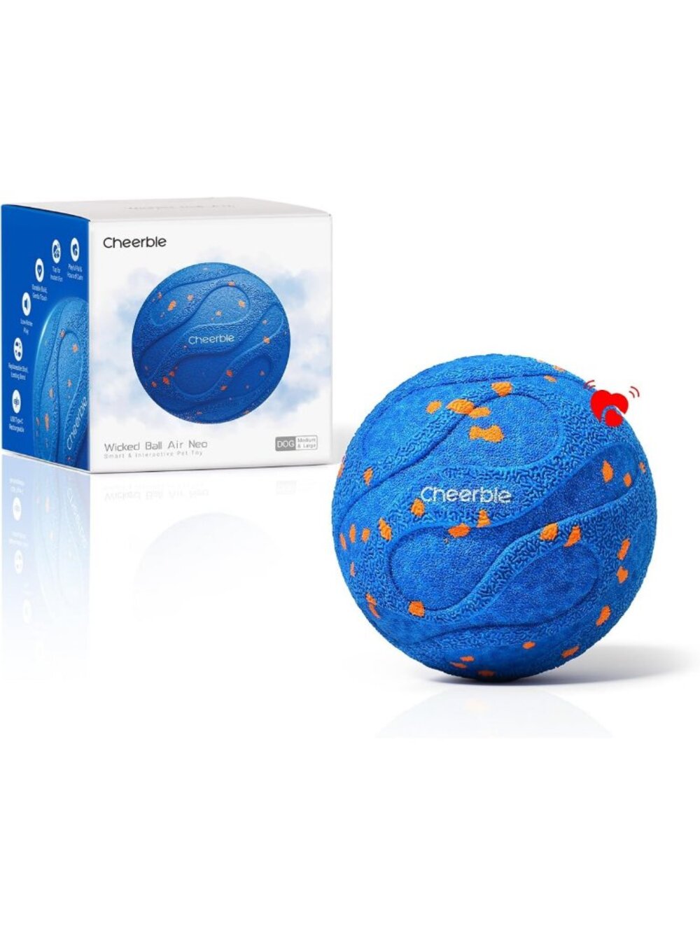 Interactive Bouncing Dog Toy for Medium & Large Dogs | Waterproof & Auto-Moving